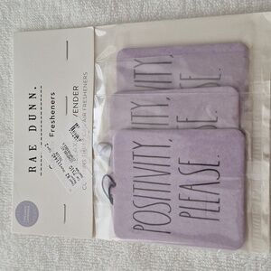 NEW Rae Dunn Car Air Freshener 3 Pk Lavender